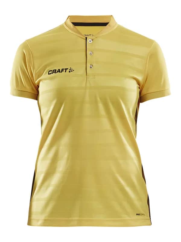 Pro Control Button Jersey W - Sweden Yellow/Black