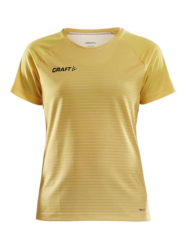 Pro Control Stripe Jersey W - Sweden Yellow/Flumino