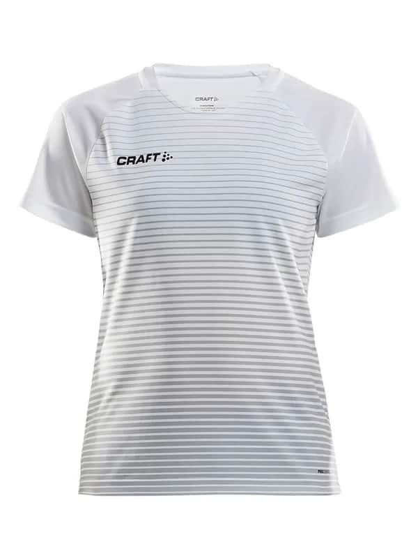 Pro Control Stripe Jersey W - White/Silver