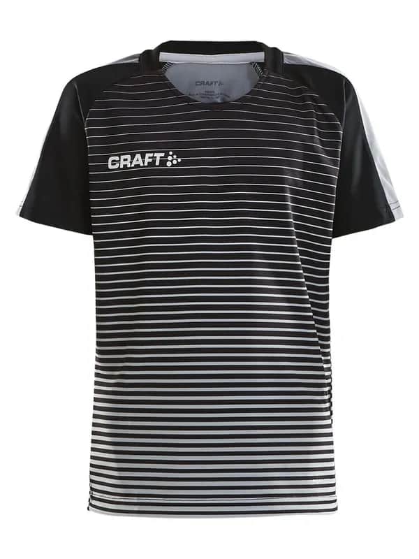 Pro Control Stripe Jersey Jr - Black/Platinum