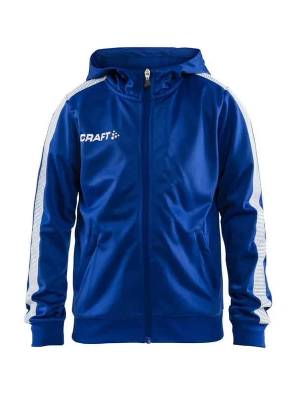 Pro Control Hood Jacket Jr - Club Cobolt/White