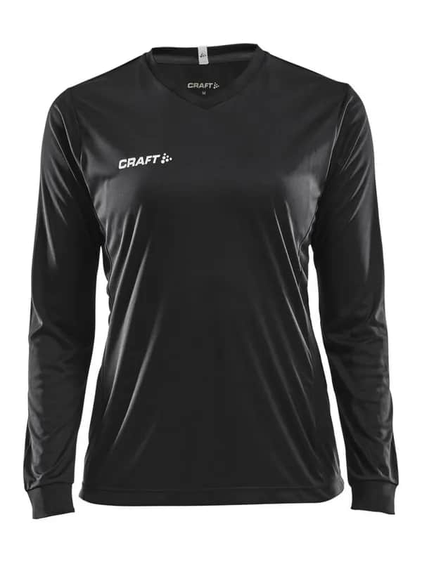Squad Go Jersey Solid Ls W - Black