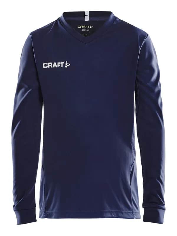 Squad Go Jersey Solid Ls Jr - Navy