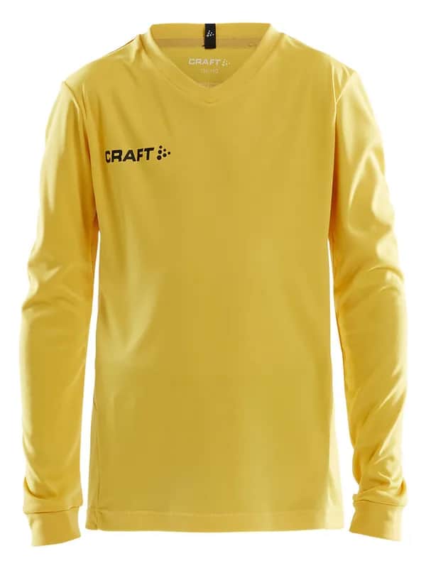 Squad Go Jersey Solid Ls Jr - Sweden Yellow