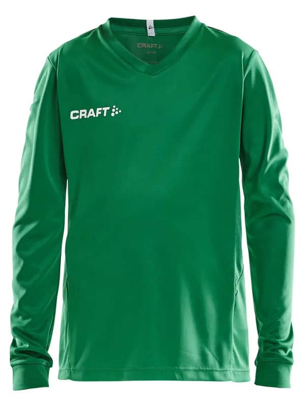 Squad Go Jersey Solid Ls Jr - Team Green
