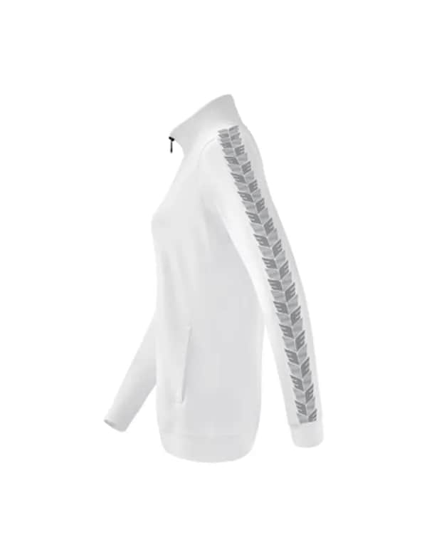 Essential Team Tracktop Jacke - Damen - weiß/monument grey
