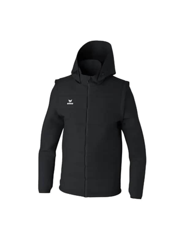 TEAM Jacke mit abnehmbaren Ärmeln - Erwachsene - schwarz