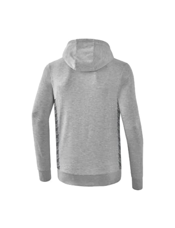 Essential Team Kapuzensweat - Kinder - hellgrau melange/slate grey