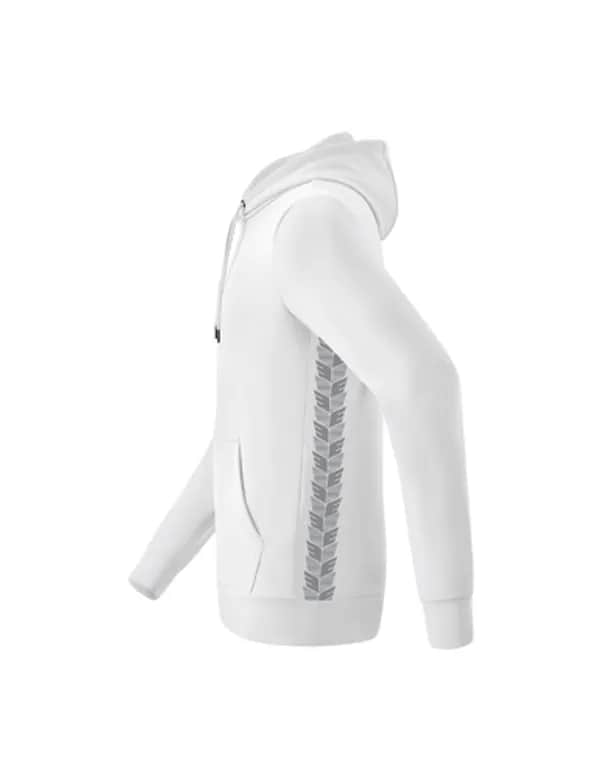 Essential Team Kapuzensweat - Kinder - weiß/monument grey