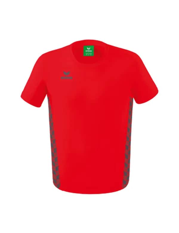 Essential Team T-Shirt - Kinder - rot/slate grey