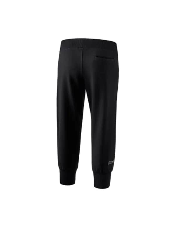 3/4 Sweathose mit Bündchen - Damen - schwarz