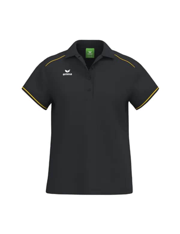 CMPT Poloshirt - Damen - schwarz/gelb