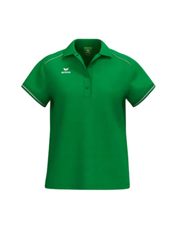CMPT Poloshirt - Damen - smaragd/weiß