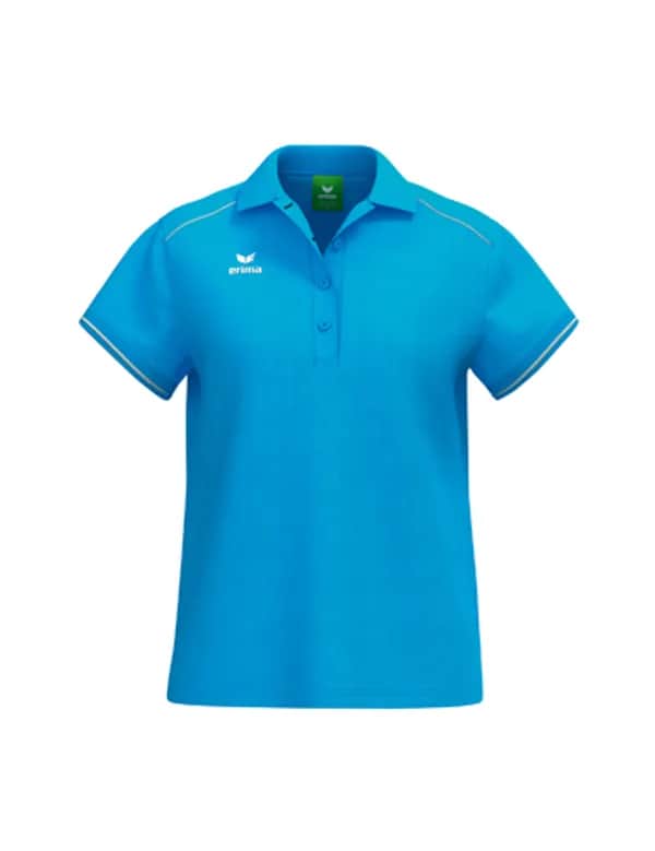 CMPT Poloshirt - Damen - curacao/weiß