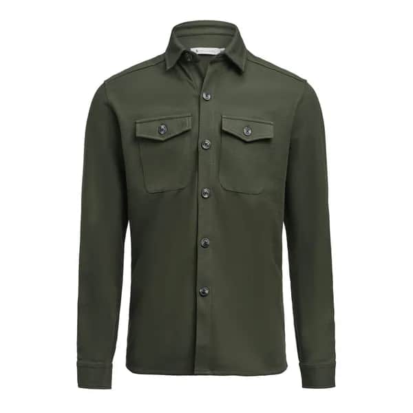 Hicksville  Overshirt Unisex - Tannengrün
