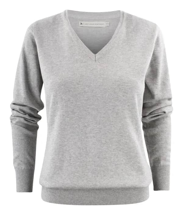Ashland V  Strickpullover Damen - Grau Meliert