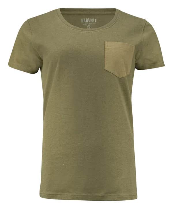 Walcott T-Shirt Damen - Moosgrün