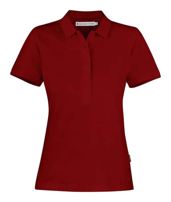 Neptune  Polo Pique Damen - Bordeaux