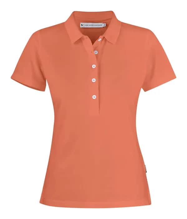 Sunset Polo Pique Damen - Vintage Orange