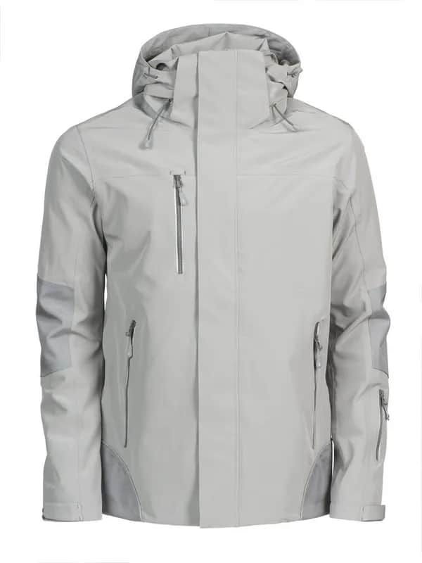 Islandblock Shell Jacke Herren - Hellgrau