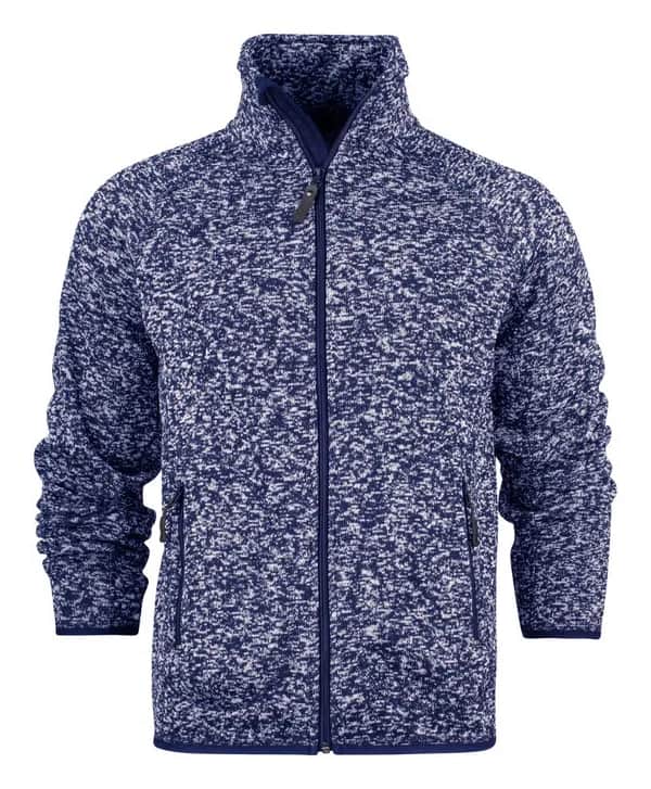 Rich Hill Fleecejacke Herren - Marine Meliert