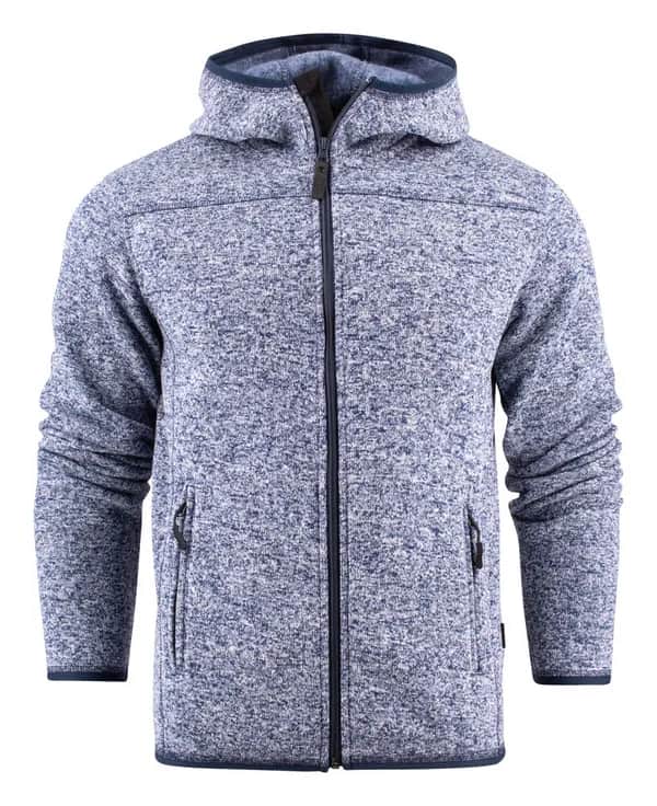 Richmond Fleecejacke Herren - Marine Meliert