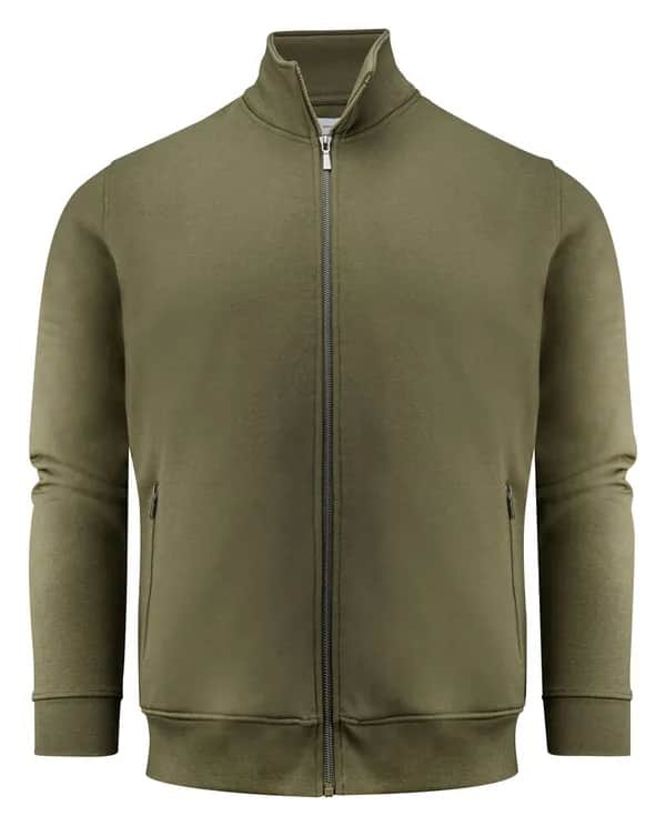 Melville Heights Pullover mit Reißverschluss Herren - Moosgrün