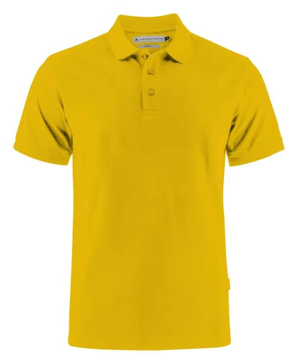 Neptune Polo Pique Regular Fit Herren - Gelb
