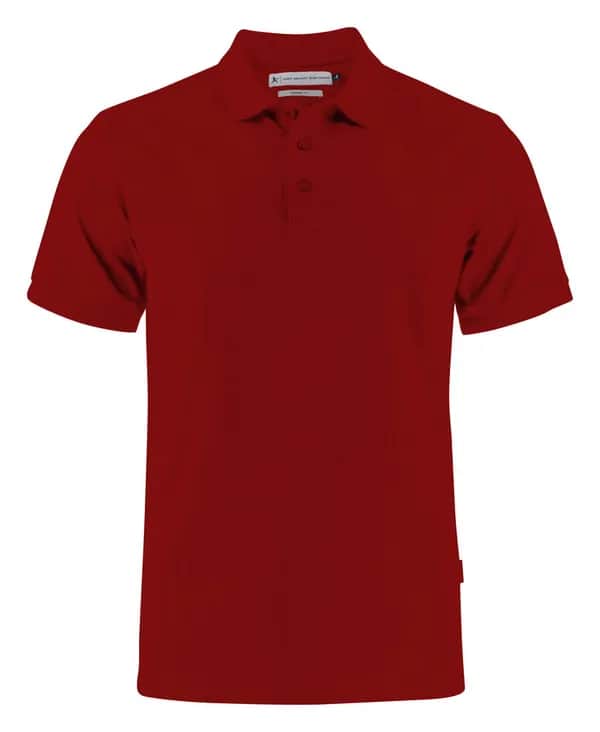 Neptune Polo Pique Regular Fit Herren - Bordeaux