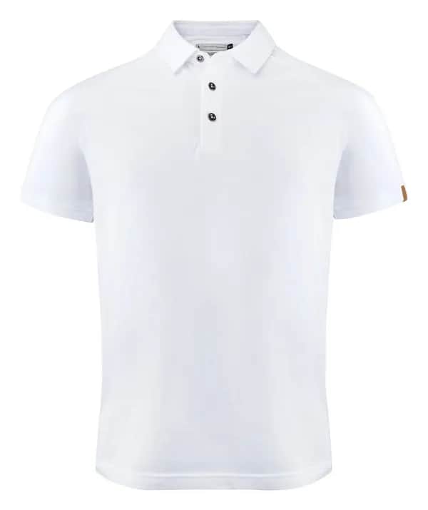 Brookings Polo Pique Regular Fit Herren - Weiß