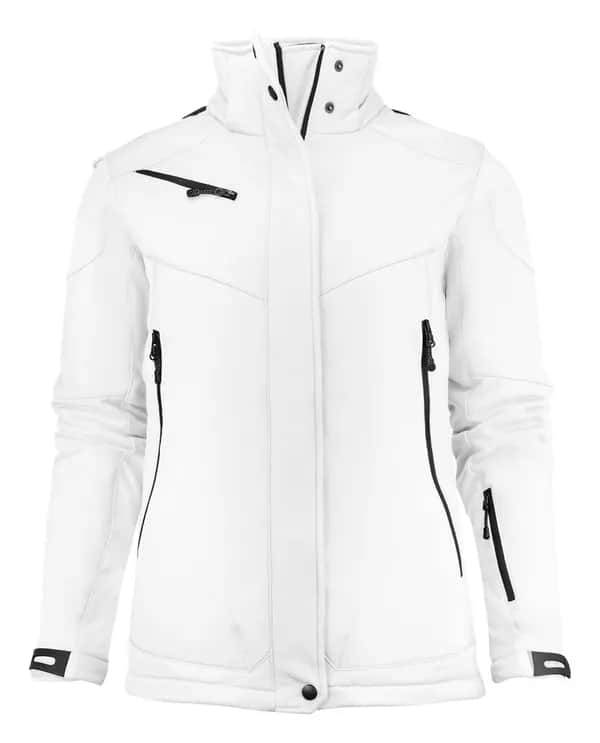 Skeleton Softshell Jacke Damen - Weiß