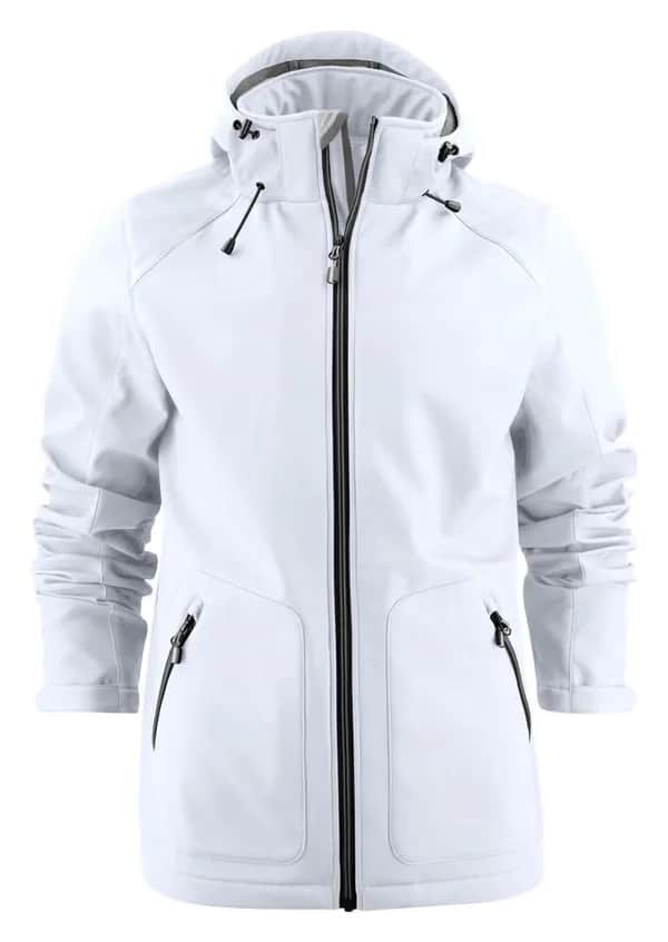 Karting Softshell Jacke Herren - Weiß