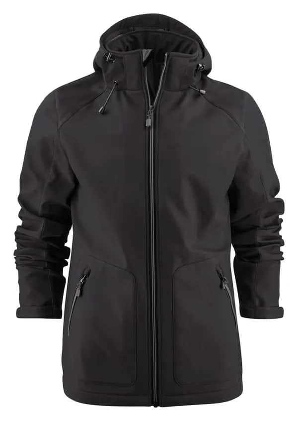 Karting Softshell Jacke Herren - Schwarz