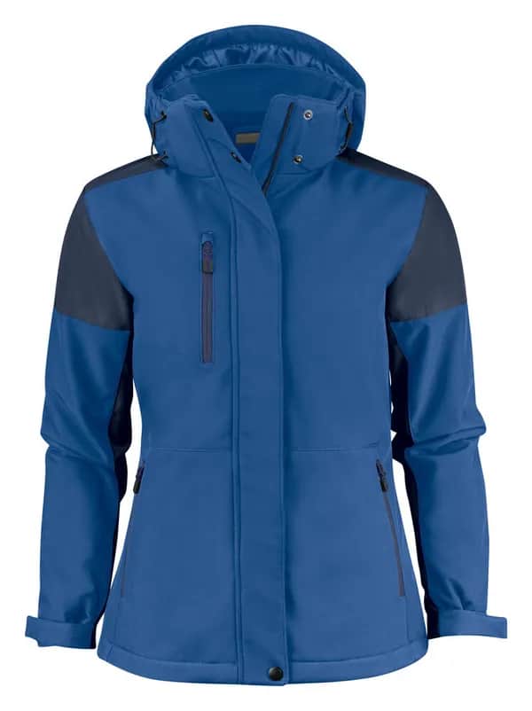 Prime Padded Softshell Jacke Damen - Kobalt/Marine