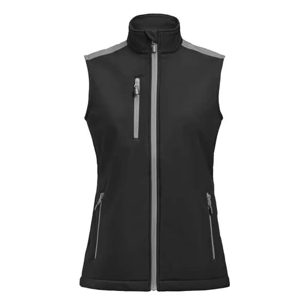Prime Softshell  Weste Damen - Schwarz/Antrazit