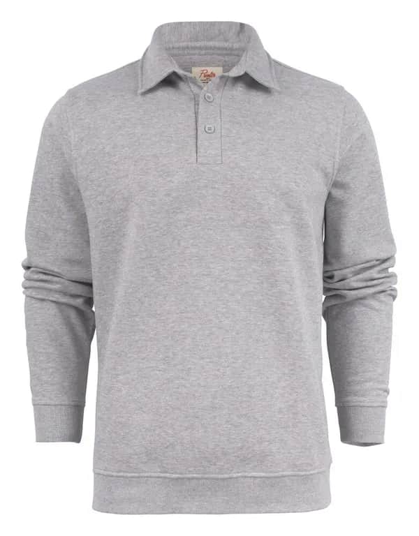 Homerun Pullover Unisex - Grau Meliert