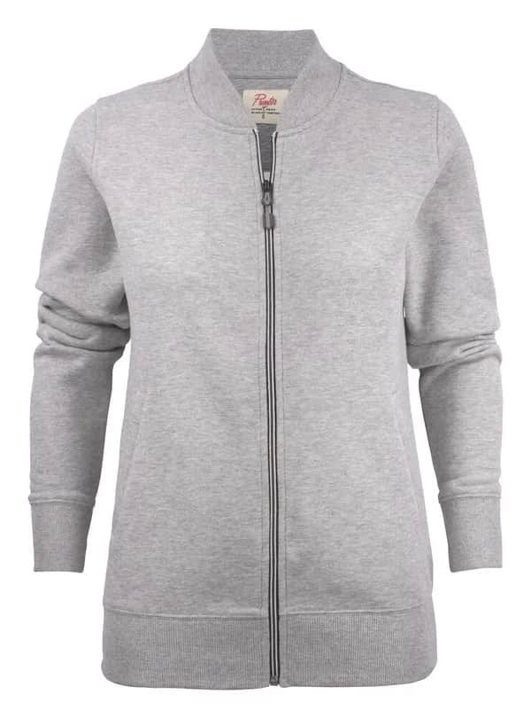 Javelin Pullover mit Reißverschluss Damen - Grau Meliert