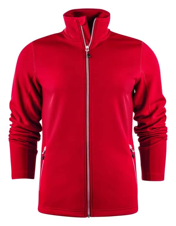 Powerslide Pullover mit Reißverschluss Herren - Rot