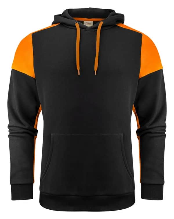 Prime  Kapuzenpullover Unisex - Schwarz/Orange