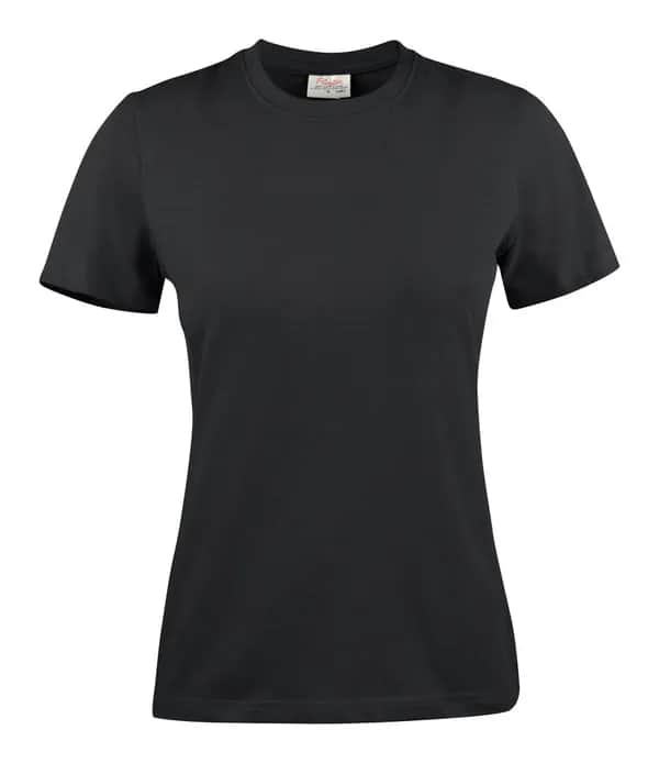 Heavy T T-Shirt Damen - Schwarz