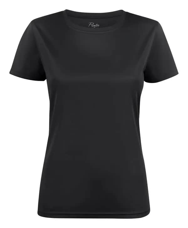 Run T-Shirt Damen - Schwarz