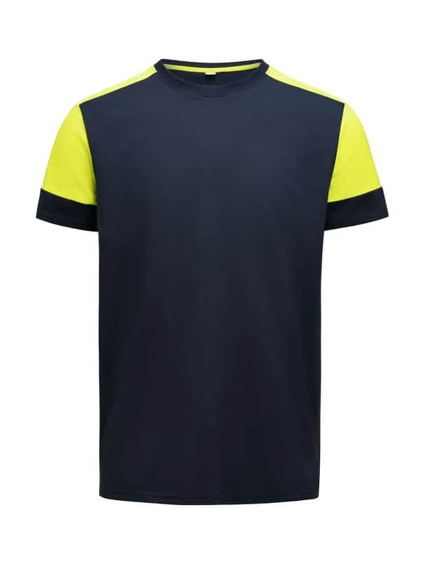 Prime T-Shirt Herren - Marine/Neongelb