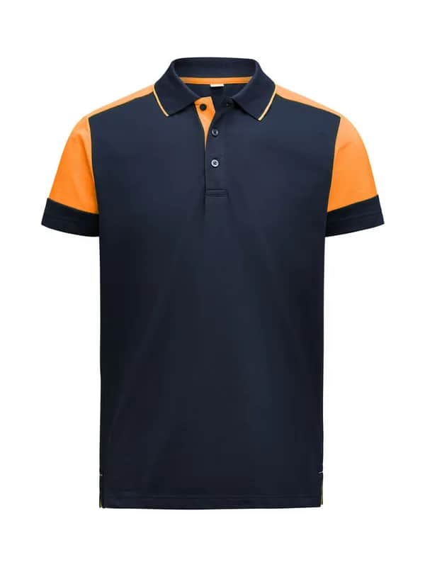 Prime Polo Herren - Marine/Neonorange