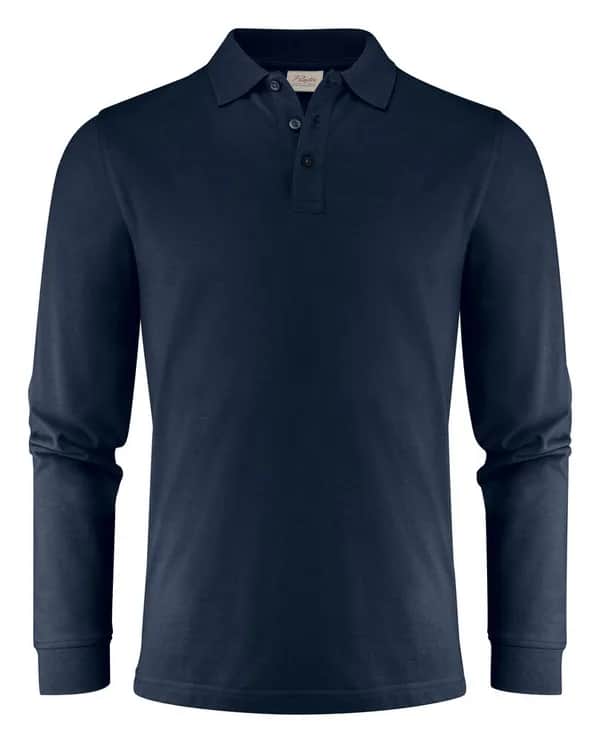 Surf Pro L/S  Polo Pique Herren - Marine