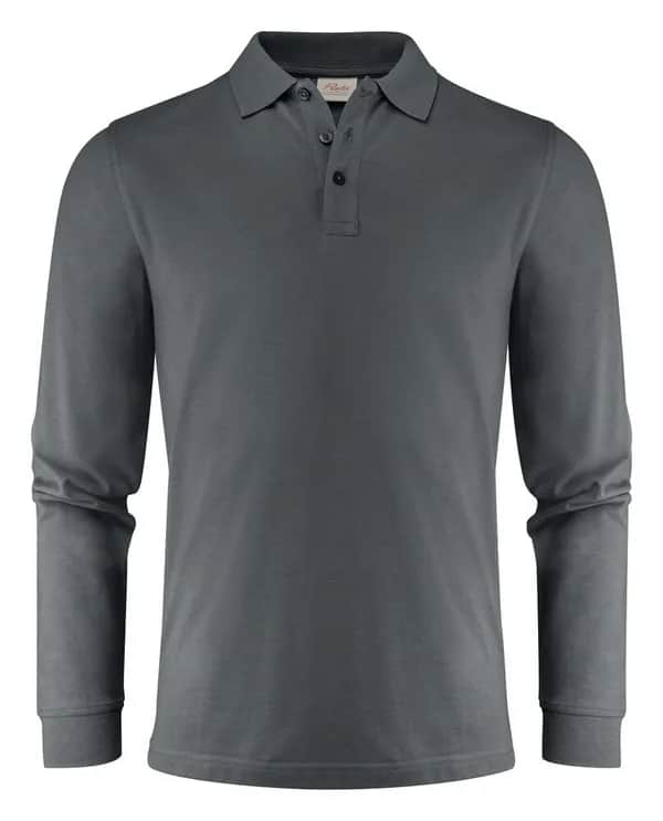 Surf Pro L/S  Polo Pique Herren - Grau