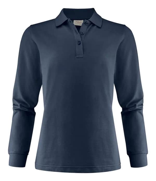 Surf Pro L/S  Polo Pique Damen - Dunkelmarine