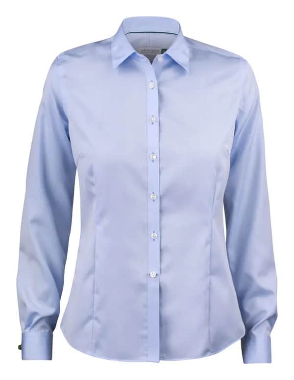 GB01 Twill  Damen Blusen - Himmelblau