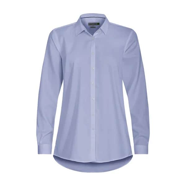 GB01 Twill  Hemd Relaxed Fit Damen - Himmelblau