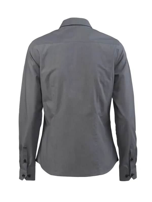 Red Bow 24 Damen Blusen - Grau Streifen