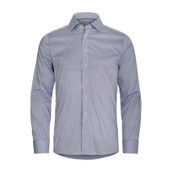 Yellow Bow 53  Hemd Slim Fit Herren - Marine/Kariert